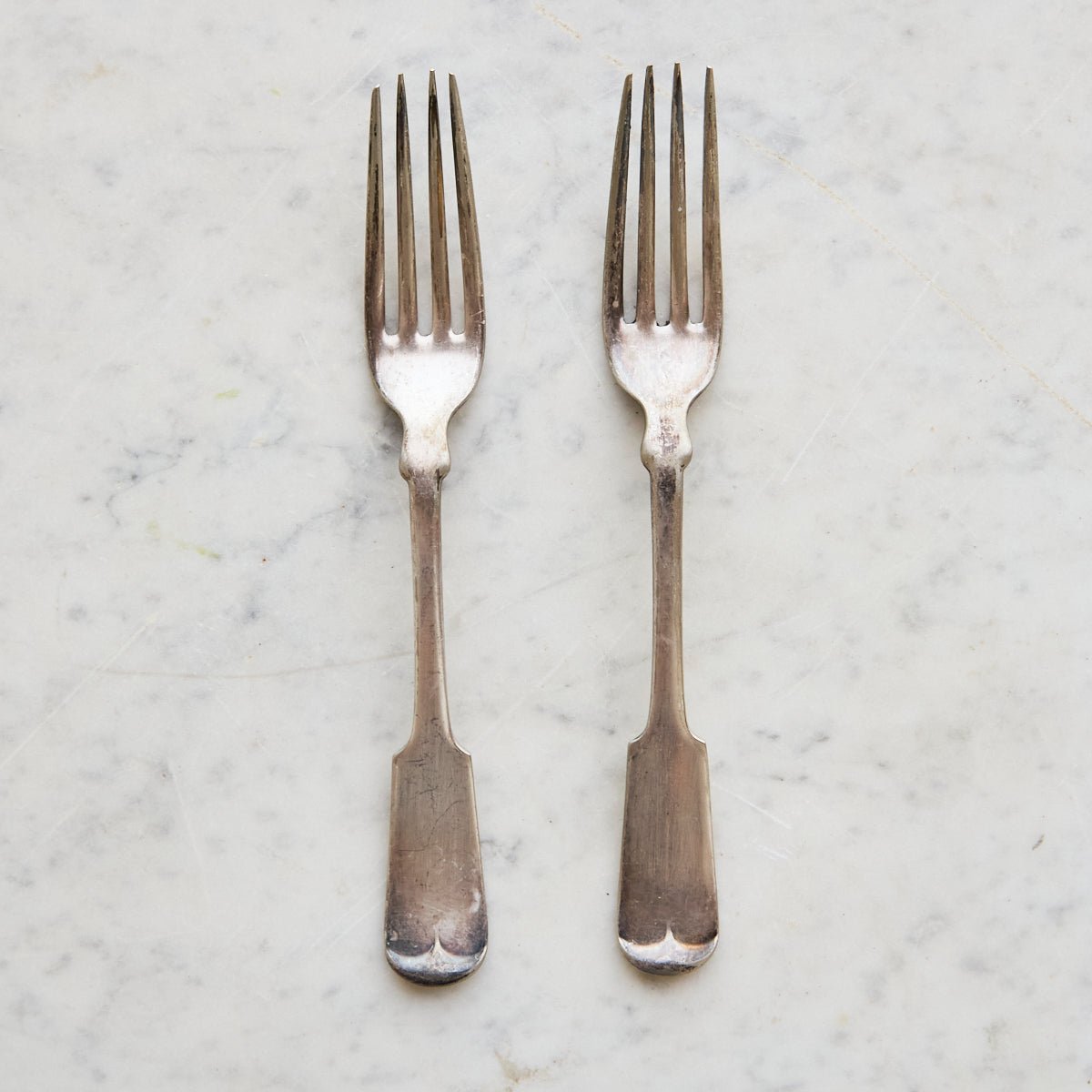 Pair of Antique Roger's Bros. Fiddle Dinner Forks | The Patrick Orbe Collection - elsie green - the french kitchen