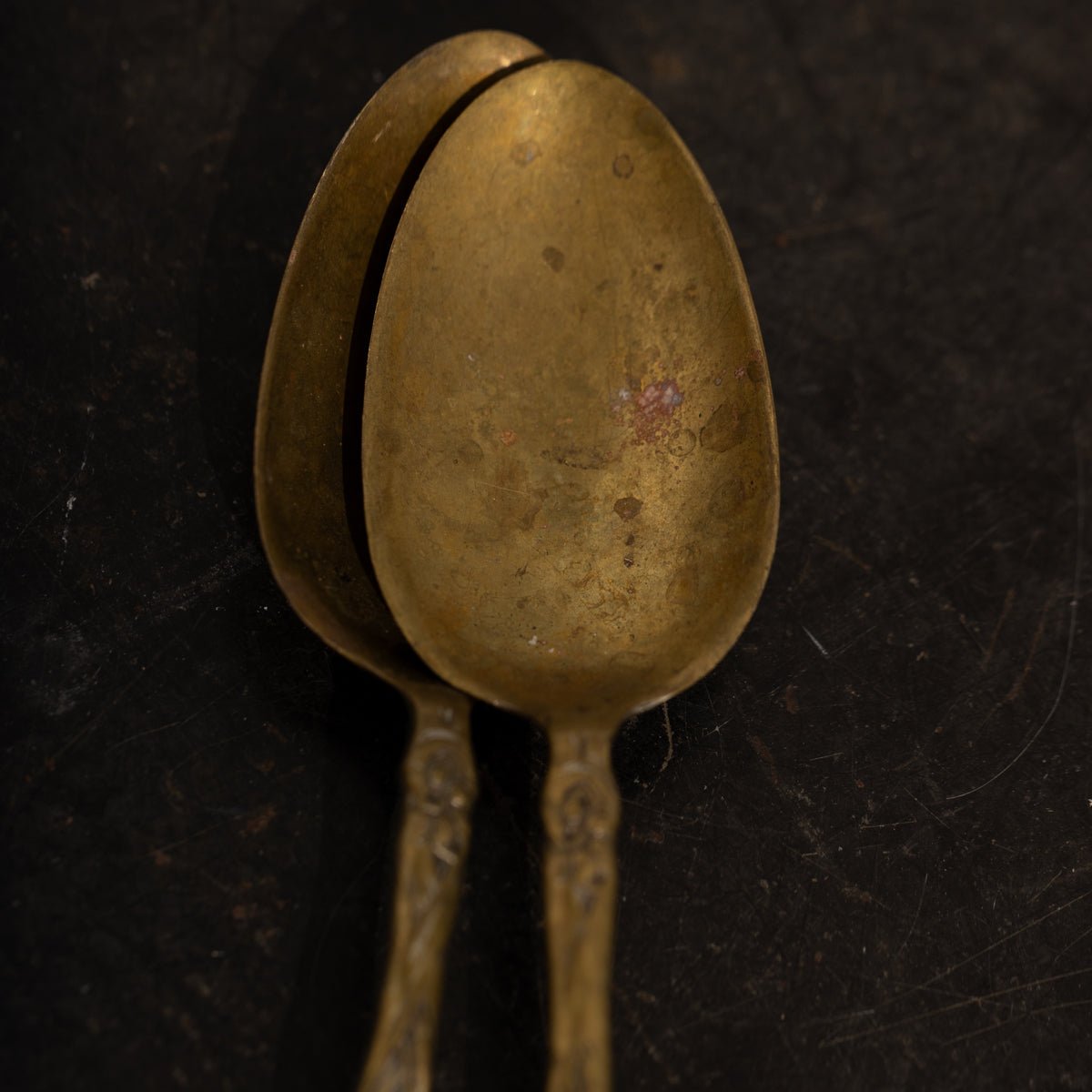 Pair of Antique Tablespoons | The Patrick Orbe Collection - elsie green - the french kitchen