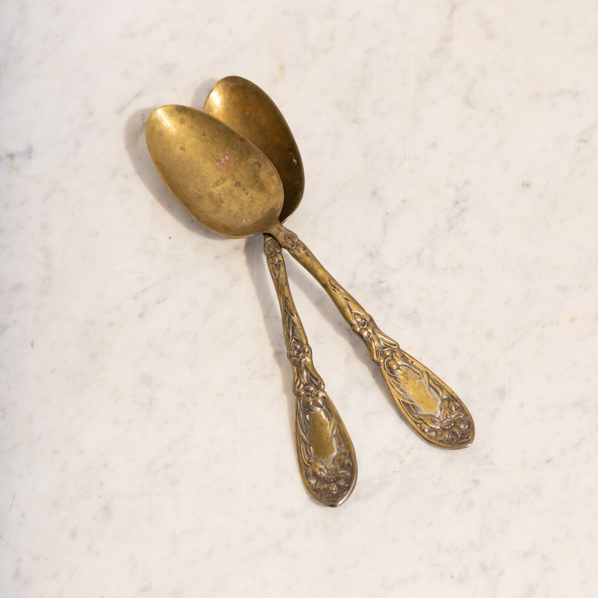 Pair of Antique Tablespoons | The Patrick Orbe Collection - elsie green - the french kitchen
