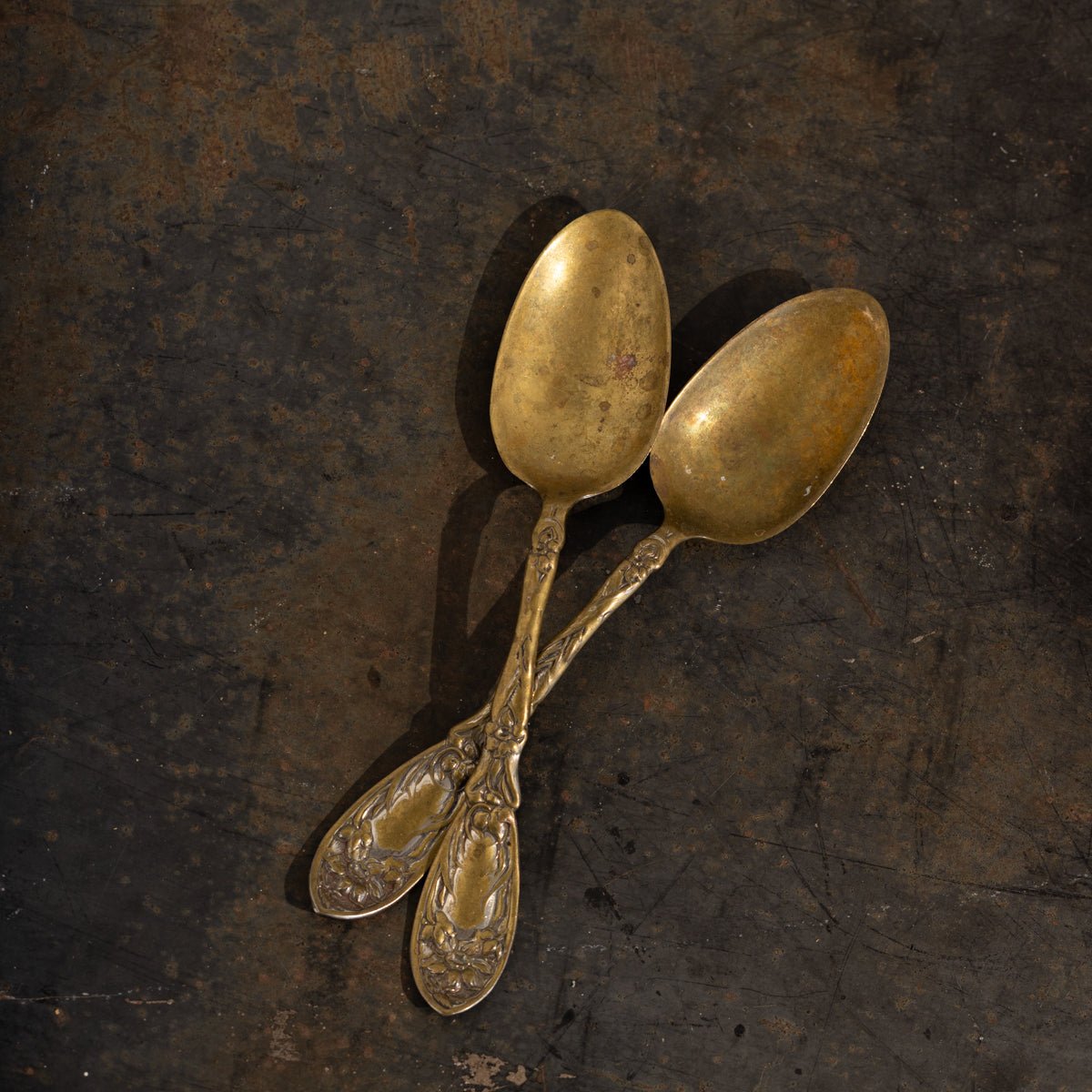 Pair of Antique Tablespoons | The Patrick Orbe Collection - elsie green - the french kitchen