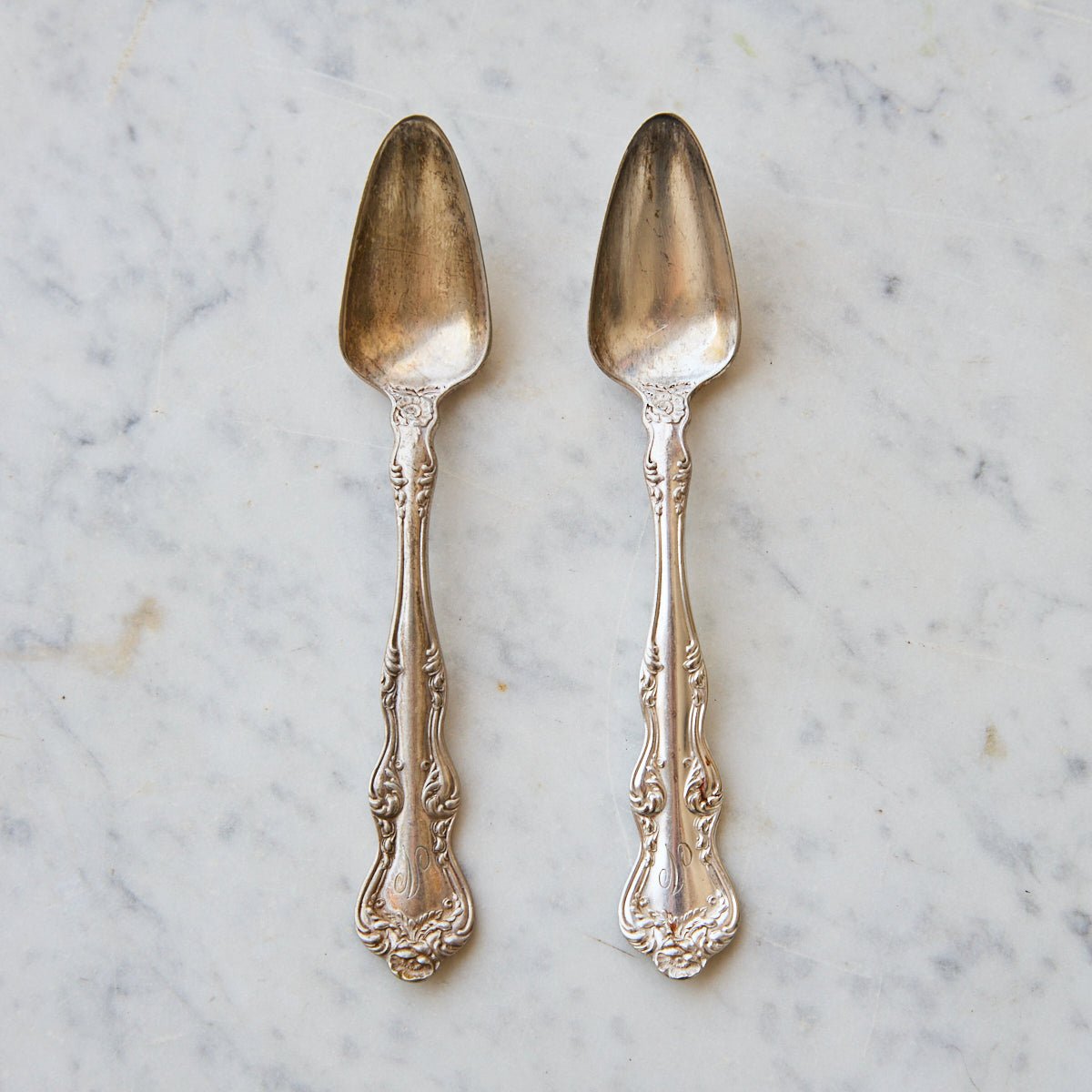 Pair of Antique Teaspoons | The Patrick Orbe Collection - elsie green - the french kitchen