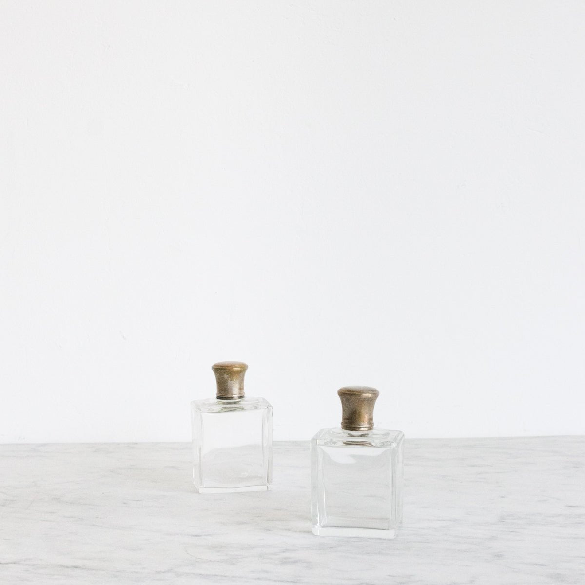 Pair Of Antique Vanity Bottles - elsie green - Decor