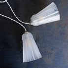 Pair of Art Decor Frosted Glass Pendants - elsie green - decor