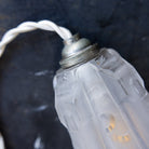 Pair of Art Decor Frosted Glass Pendants - elsie green - decor