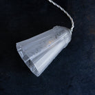 Pair of Art Decor Frosted Glass Pendants - elsie green - decor
