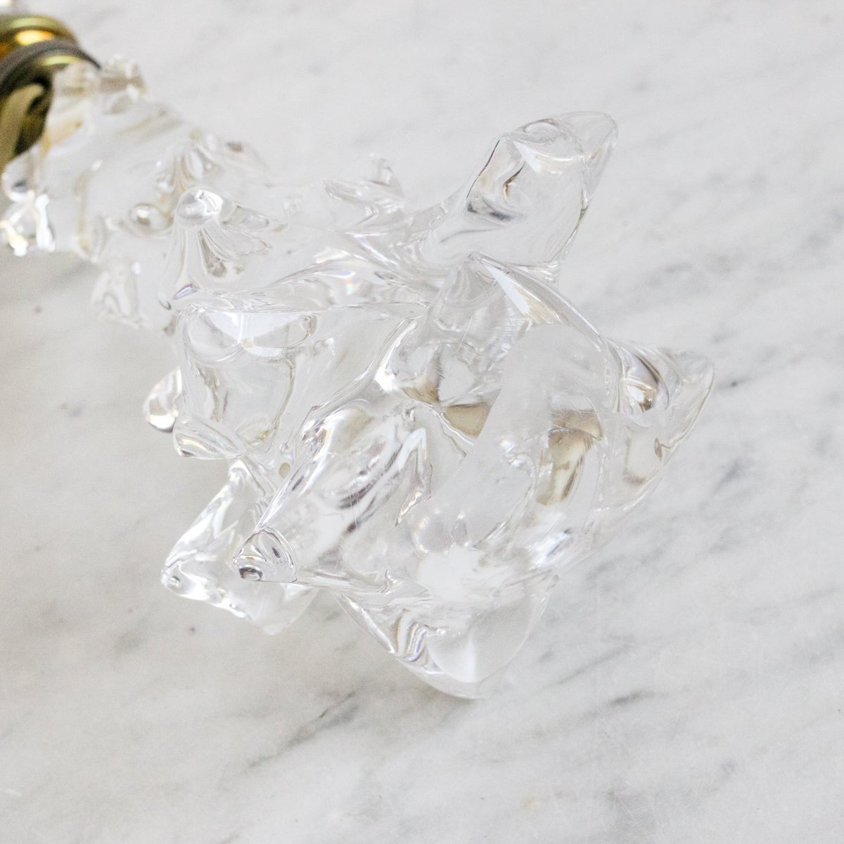 Pair Of Baccarat Crystal Lamps - elsie green - Decor
