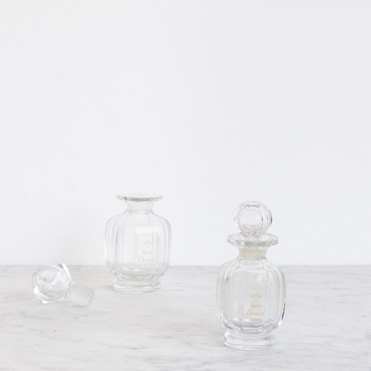 Pair Of Baccarat Perfume Bottles - elsie green - Decor