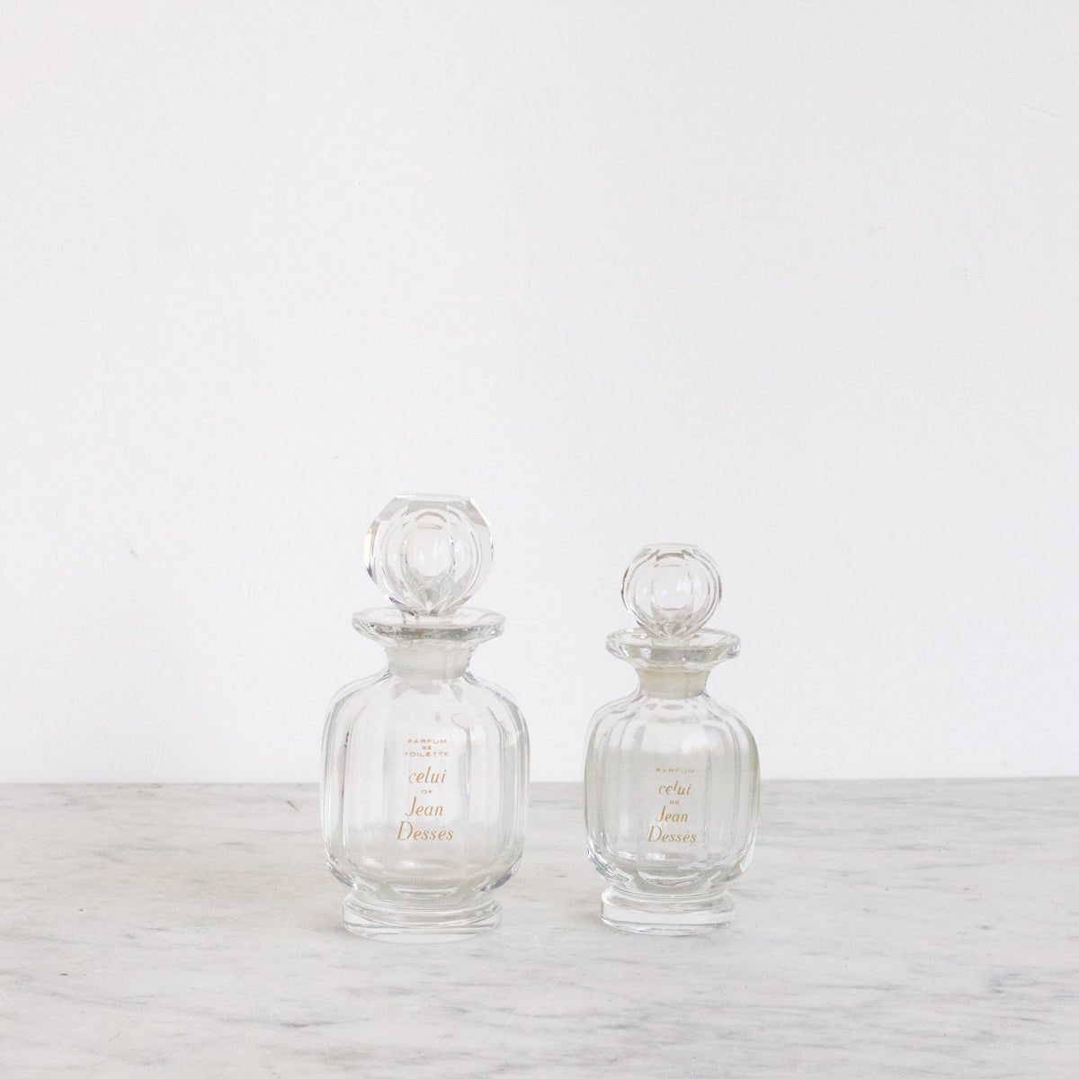 Pair Of Baccarat Perfume Bottles - elsie green - Decor