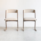 Pair of Baumann Kangaroo Chairs - elsie green - furniture