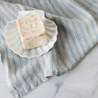 Pair of Boat Stripe Kitchen Towels | Chambray - elsie green - textiles