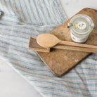 Pair of Boat Stripe Kitchen Towels | Chambray - elsie green - textiles