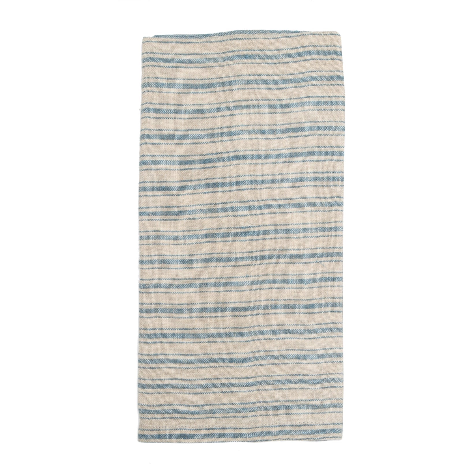 Pair of Boat Stripe Kitchen Towels | Chambray - elsie green - textiles