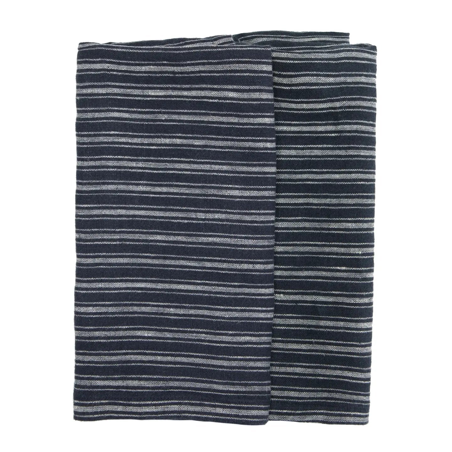 Pair of Boat Stripe Kitchen Towels | Indigo - elsie green - textiles