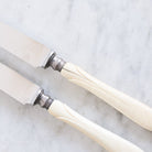 Pair of Bone Butter Knives - elsie green - the french kitchen