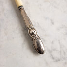 Pair of Bone & Silver Spoons - elsie green - the french kitchen