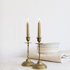 Pair of Brass Candlesticks - elsie green - Decor
