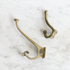 Pair Of Brass Coat Hooks - elsie green - decor