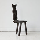 Pair of Brutalist Feline Accent Chairs - elsie green - furniture