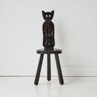 Pair of Brutalist Feline Accent Chairs - elsie green - furniture