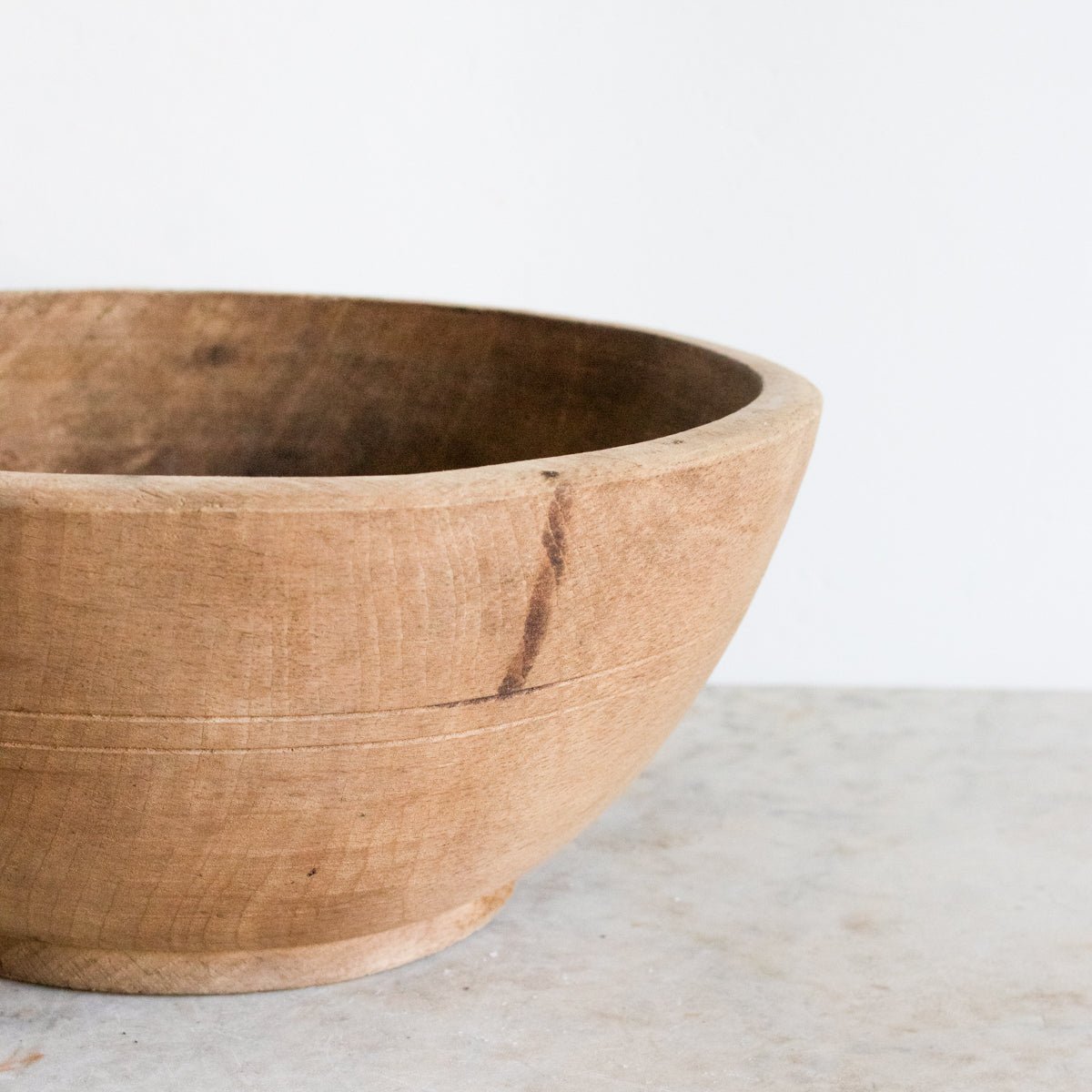 Pair Of Carved Wood Bowls - elsie green - The French Kitchen