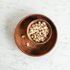 Pair Of Carved Wood Bowls - elsie green - The French Kitchen