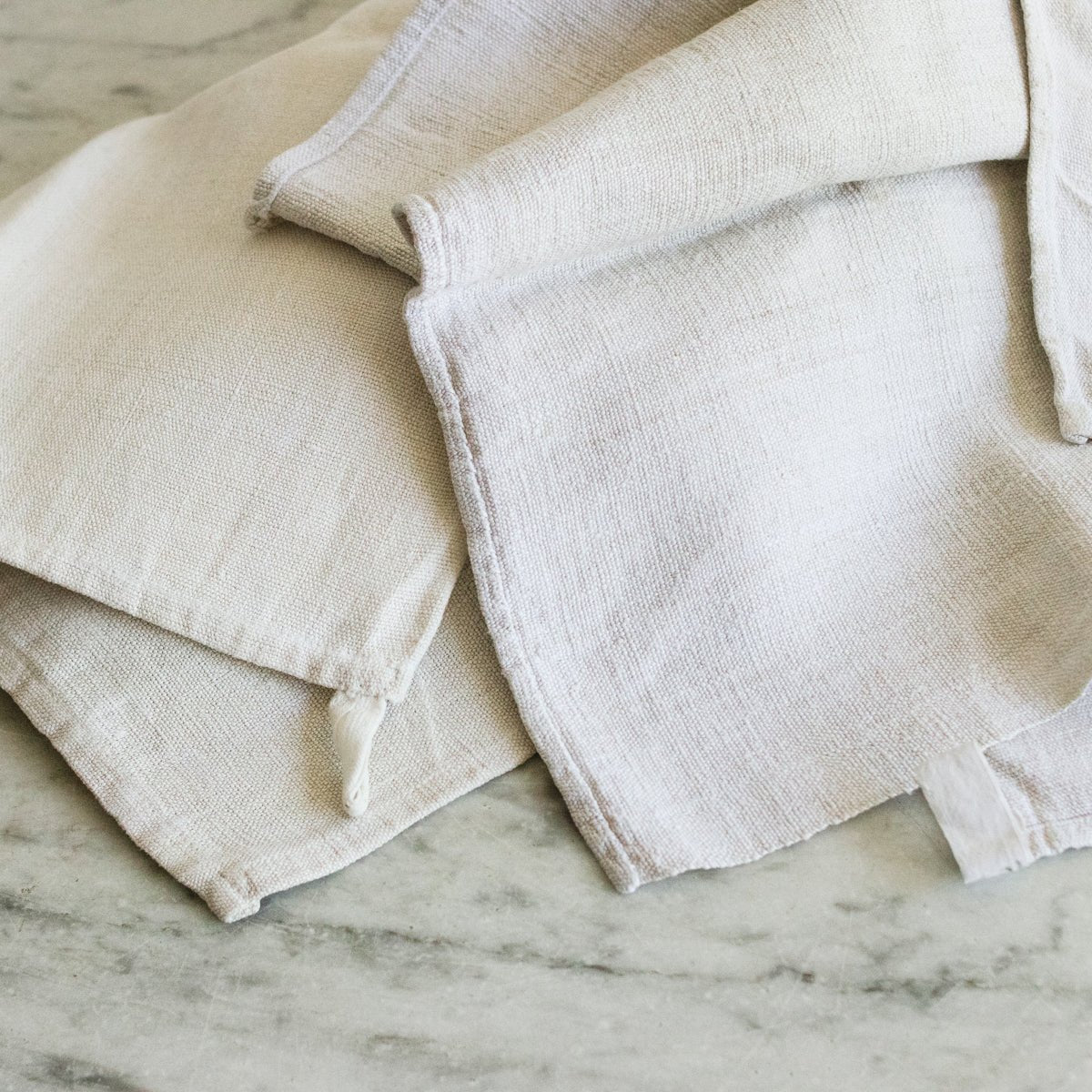 Pair of Chanvre Kitchen Towels - elsie green - the french kitchen