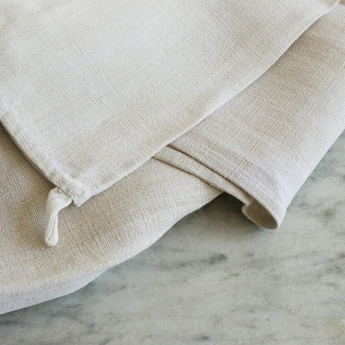 Pair of Chanvre Kitchen Towels - elsie green - the french kitchen