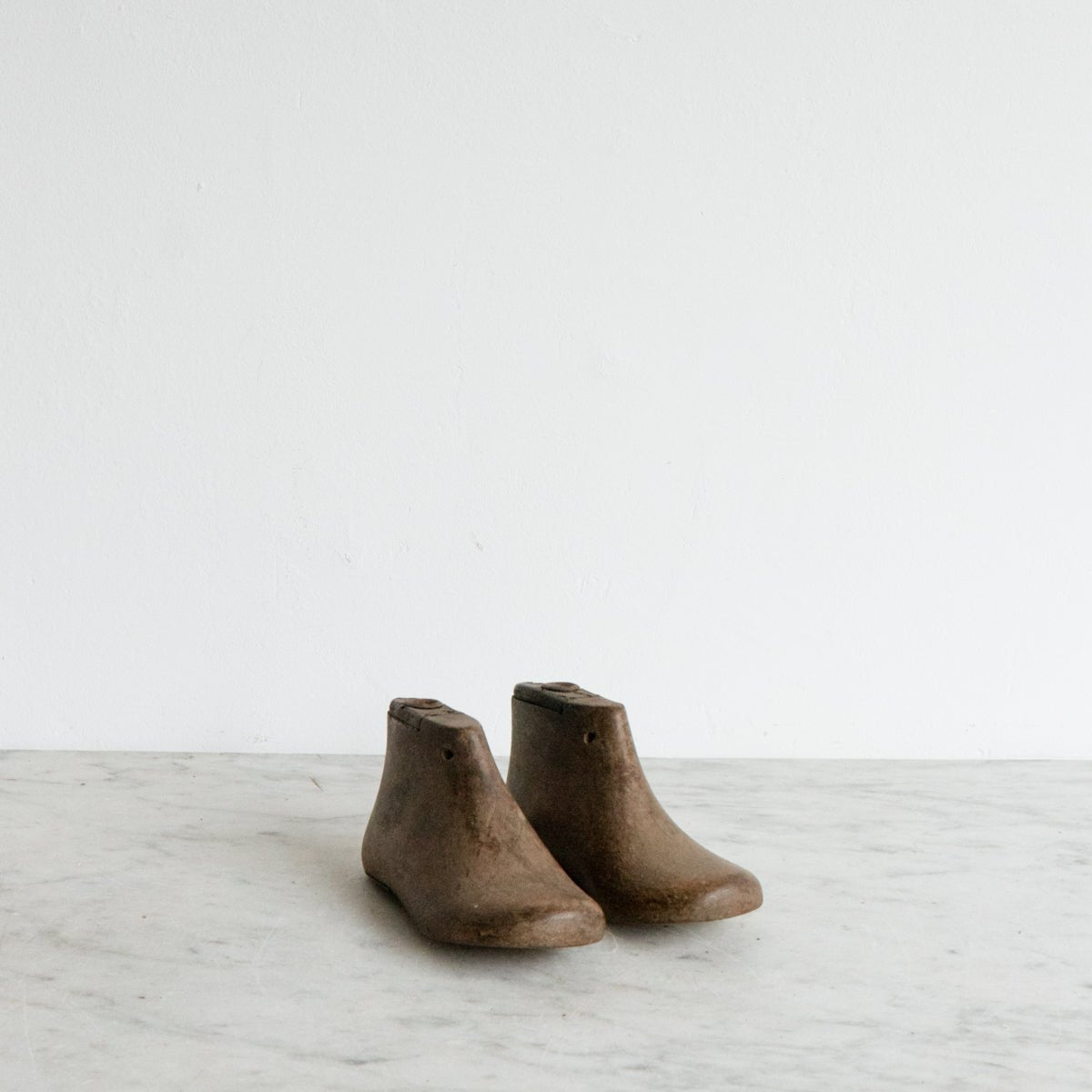 Pair of Child's Shoe Molds - elsie green - decor