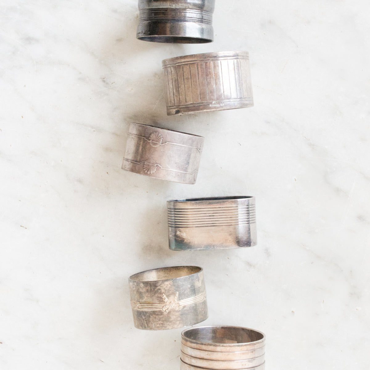 Pair Of Christofle Napkin Rings - elsie green - The French Kitchen