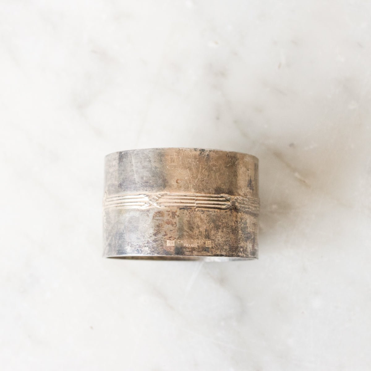 Pair Of Christofle Napkin Rings - elsie green - The French Kitchen