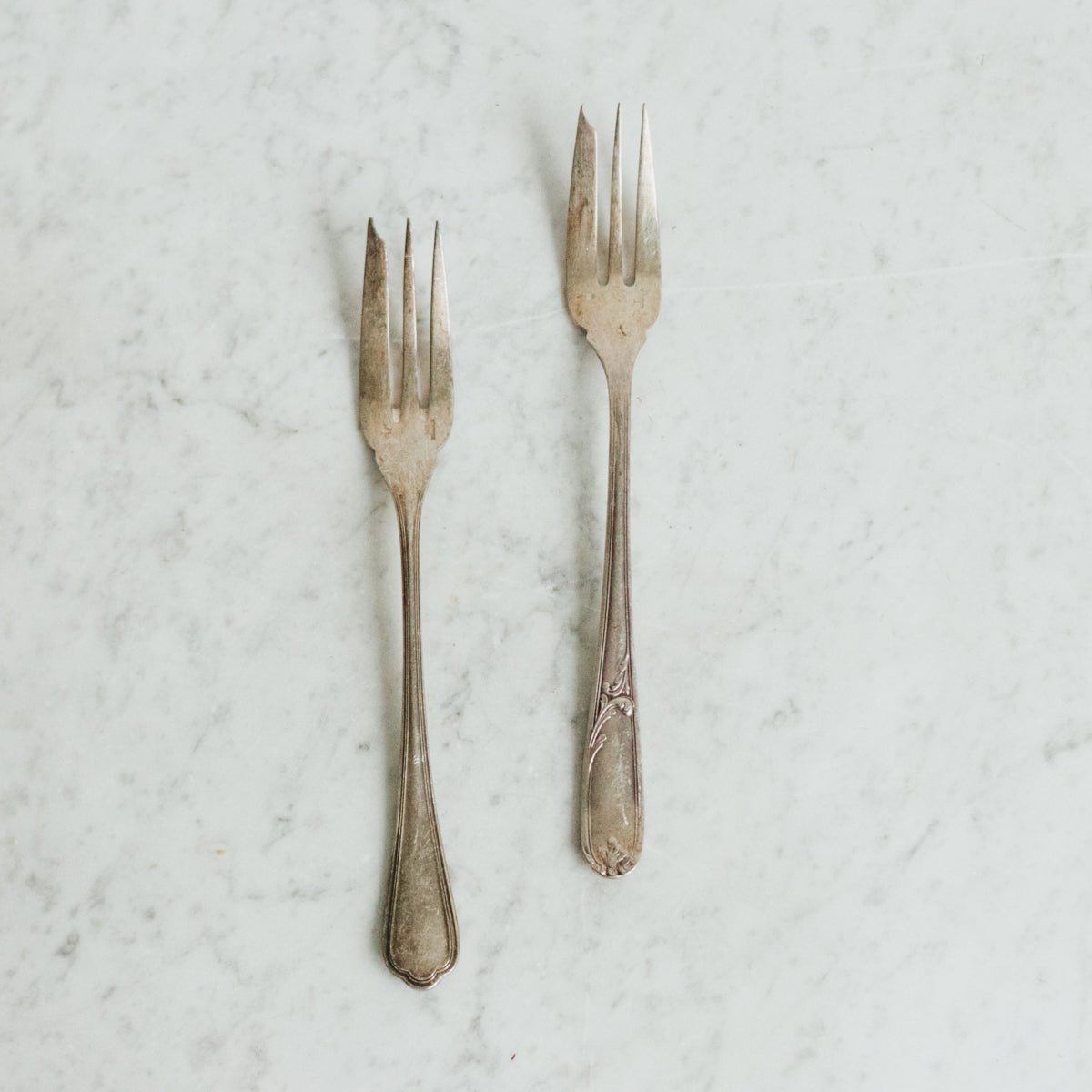 Pair Of Christofle Serving Forks - elsie green - The French Kitchen