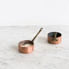 Pair of Copper Petite Pots - elsie green - the french kitchen