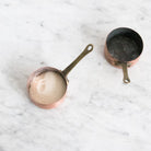 Pair of Copper Petite Pots - elsie green - the french kitchen