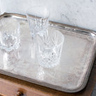 Pair Of Crystal Bar Glasses - elsie green - The French Kitchen