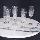 Pair Of Crystal Champagne Flute - elsie green - The French Kitchen