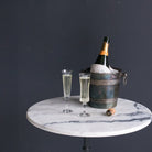 Pair Of Crystal Champagne Flute - elsie green - The French Kitchen