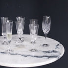 Pair Of Crystal Champagne Flute - elsie green - The French Kitchen