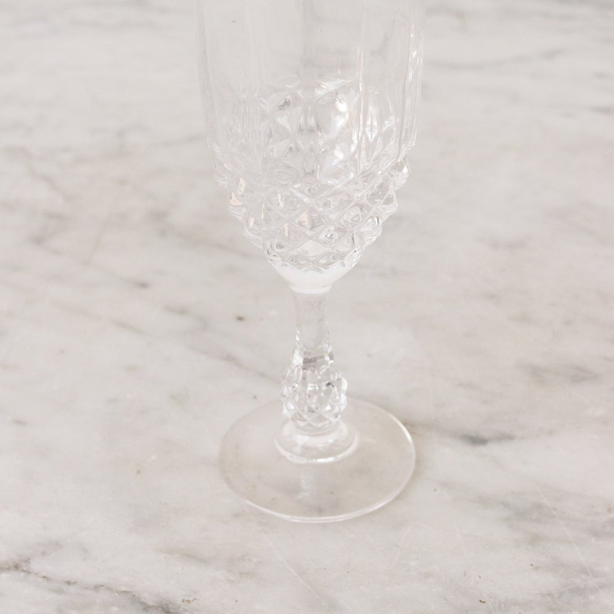 Pair of Crystal Champagne Flutes - elsie green - the french kitchen