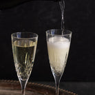 Pair of Crystal Flutes - elsie green - the french kitchen
