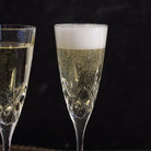 Pair of Crystal Flutes - elsie green - the french kitchen