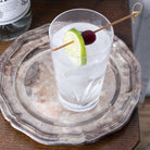 Pair of Crystal Tall Bar Glasses - elsie green - The French Kitchen