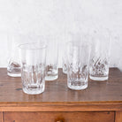 Pair of Crystal Tall Bar Glasses - elsie green - The French Kitchen
