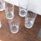 Pair of Crystal Tall Bar Glasses - elsie green - The French Kitchen