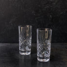 Pair of Crystal Tumblers - elsie green - the french kitchen