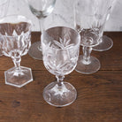 Pair Of Crystal Wine Glasses - elsie green - The French Kitchen