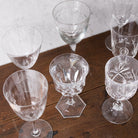 Pair Of Crystal Wine Glasses - elsie green - The French Kitchen