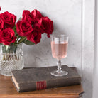 Pair Of Crystal Wine Glasses - elsie green - The French Kitchen