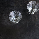 Pair Of Cut Crystal Aperitif Glasses - elsie green - The French Kitchen