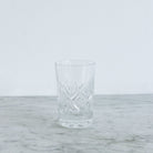 Pair of Cut Crystal Bar Glasses - elsie green - The French Kitchen