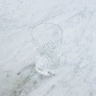 Pair of Cut Crystal Bar Glasses - elsie green - The French Kitchen